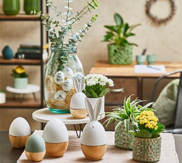 Moderne Osterdekoration