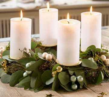 Ideen für Adventskränze