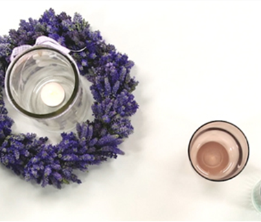 DIY Sommerliche Lavendeldekoration 